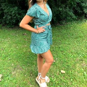 2 Piece floral set
